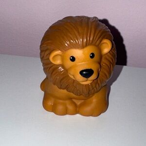 Brown Lion Toy Figurine little people zoo talker